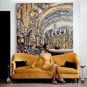 Golden Yellow Midi Dress to brighten anyone’s day